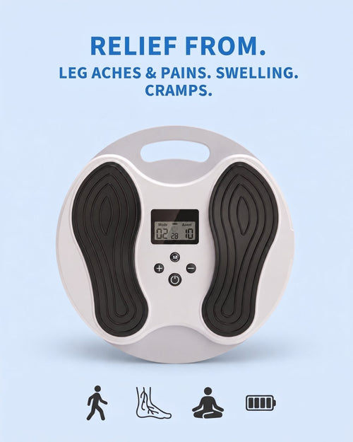 Relief from leg aches and pains, swelling and cramps